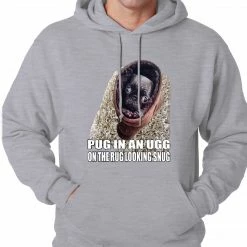 Bewild Pug In An Ugg On A Rug Looking Snug Adult Hoodie Cool Funny & Offensive 17 Bewild Pug In An Ugg On A Rug Looking Snug Adult Hoodie Cool Funny & Offensive