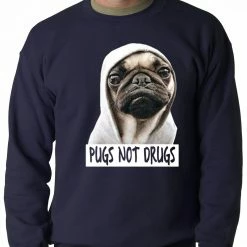 Bewild Pugs Not Drugs Crewneck Sweatshirt 15 Bewild Pugs Not Drugs Crewneck Sweatshirt