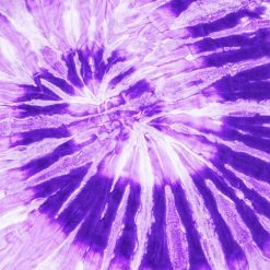 Bewild Tie Dye Tops Purple And White Tie Dye T-Shirt