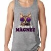 Bewild Pussy Magnet Funny Kitten Tank Top