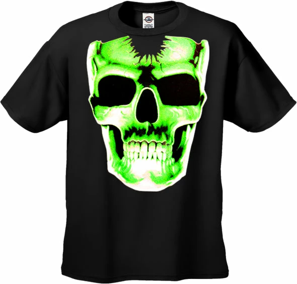 Bewild Radioactive Glowing Skull Kids T-Shirt (Black) 6 Bewild Radioactive Glowing Skull Kids T-Shirt (Black)