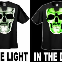 Bewild Radioactive Glowing Skull Kids T-Shirt (Black) 16 Bewild Radioactive Glowing Skull Kids T-Shirt (Black)