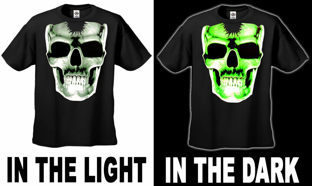 Bewild Radioactive Glowing Skull Kids T-Shirt (Black) 7 Bewild Radioactive Glowing Skull Kids T-Shirt (Black)