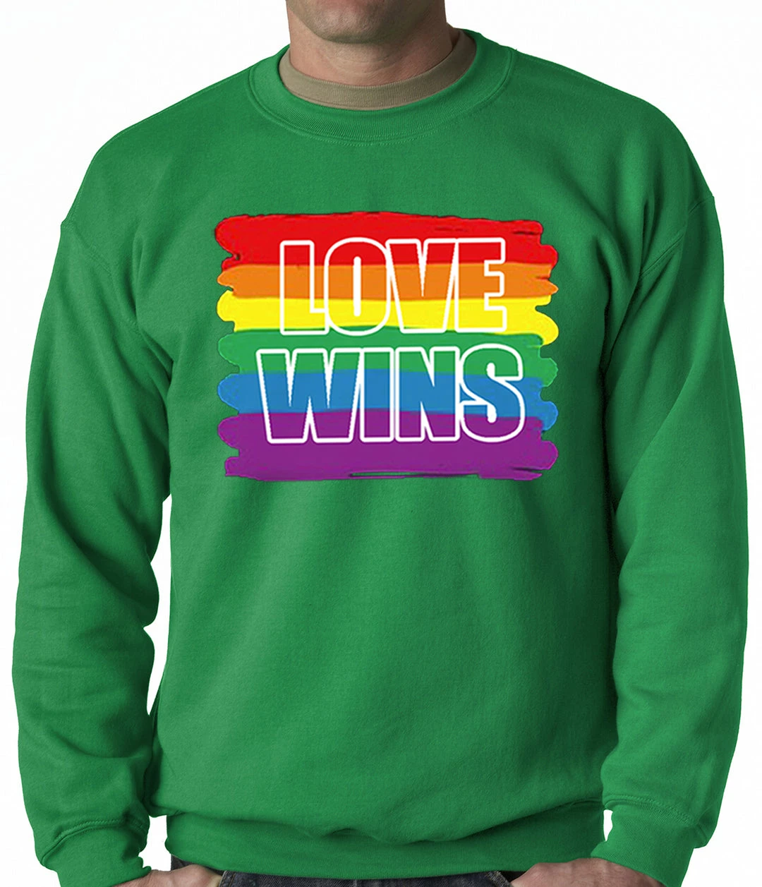 Bewild Rainbow Love Wins Gay Marriage Equality Adult Crewneck 6 Bewild Rainbow Love Wins Gay Marriage Equality Adult Crewneck