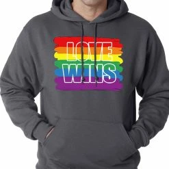 Bewild Rainbow Love Wins Gay Marriage Equality Adult Hoodie
