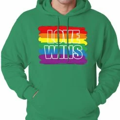 Bewild Rainbow Love Wins Gay Marriage Equality Adult Hoodie
