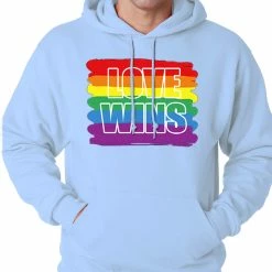 Bewild Rainbow Love Wins Gay Marriage Equality Adult Hoodie