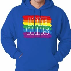 Bewild Rainbow Love Wins Gay Marriage Equality Adult Hoodie