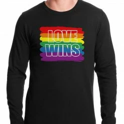 Bewild Say It Loud Rainbow Love Wins Gay Marriage Equality Thermal Shirt