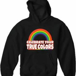 Bewild Positive Reinforcement Rainbow Pride Adult Hoodie