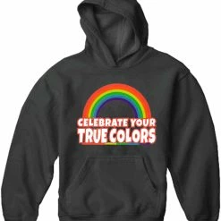 Bewild Positive Reinforcement Rainbow Pride Adult Hoodie