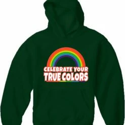 Bewild Positive Reinforcement Rainbow Pride Adult Hoodie