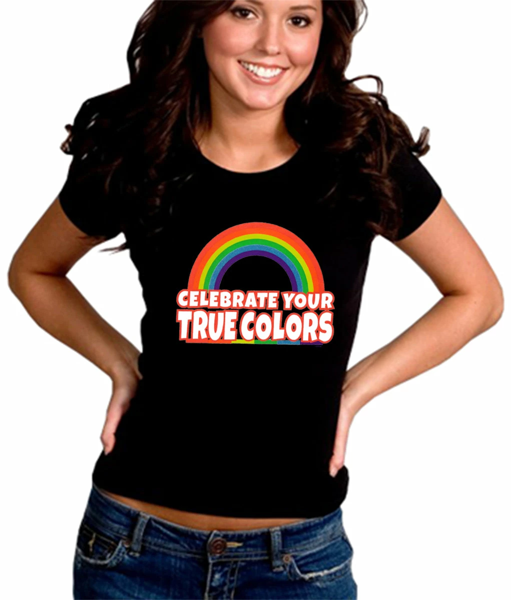 Bewild Rainbow Pride Girl's T-Shirt 4 Bewild Rainbow Pride Girl's T-Shirt
