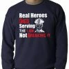 Bewild Positive Reinforcement Real Heroes Adult Crewneck 1 Bewild Positive Reinforcement Real Heroes Adult Crewneck