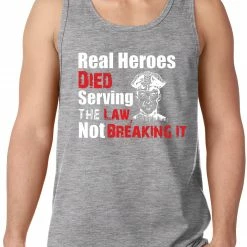 Bewild Cool Funny & Offensive Real Heroes Tanktop 9 Bewild Cool Funny & Offensive Real Heroes Tanktop