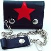 Bewild Red Star Genuine Leather Chain Wallet 1 Bewild Red Star Genuine Leather Chain Wallet