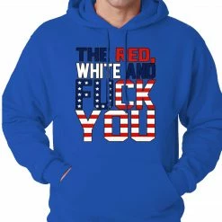 Bewild Red, White & F*ck You Adult Hoodie Say It Loud 13 Bewild Red, White & F*ck You Adult Hoodie Say It Loud