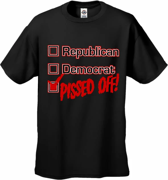 Bewild Republican, Democrat, PISSED OFF! Men's T-Shirt 4 Bewild Republican, Democrat, PISSED OFF! Men's T-Shirt