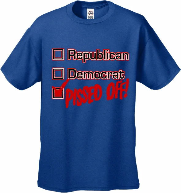 Bewild Republican, Democrat, PISSED OFF! Men's T-Shirt 10 Bewild Republican, Democrat, PISSED OFF! Men's T-Shirt