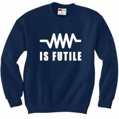 Bewild Resistance Is Futile Borg Crewneck Sweatshirt Cool Funny & Offensive
