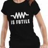 Bewild Resistance Is Futile Borg Girl's T-Shirt Famous Quotes And Sayings