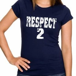 Bewild RESPECT 2 Jeter Baseball Girls T-shirt (Navy Blue) Sport Inspiration