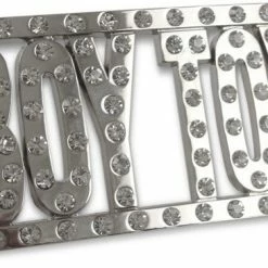 Bewild Belt Buckles Rhinestone Boy Toy Belt Buckle With FREE Leather Belt