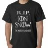 Bewild Comic Con & Gaming Clothing, Video Game RIP Jon Snow - The North Remembers Mens T-shirt