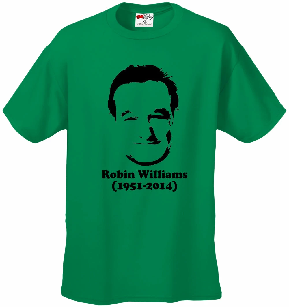 Bewild Robin Williams Tribute Mens T-shirt 8 Bewild Robin Williams Tribute Mens T-shirt