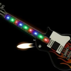 Bewild Rock-n-Roll Light Show Guitar Lighter (Assorted) Lighters