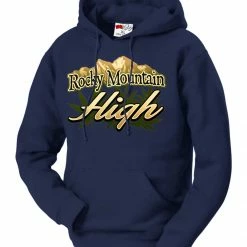 Bewild Rocky Mountain High Adult Hoodie Cool Funny & Offensive