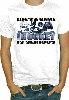 Bewild Sport Inspiration Roller Hockey Is Serious T-Shirt