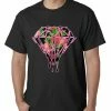 Bewild Cool Funny & Offensive Roses Dripping Diamond Mens T-shirt