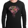 Bewild Roses Dripping Diamond Thermal Shirt