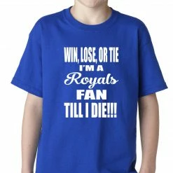 Bewild Royals Fan Till I Die Kids T-shirt