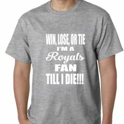 Bewild Royals Fan Till I Die Mens T-shirt