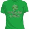 Bewild St.Patricks Day Rub Me For Luck Girls T-Shirt