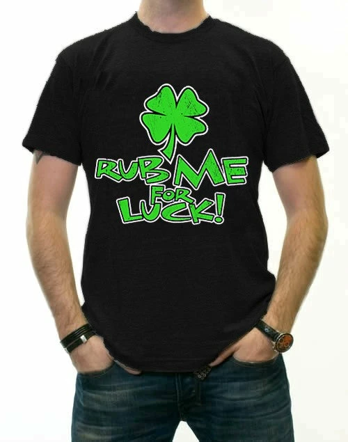 Bewild Rub Me For Luck Men's Irish T-Shirts 3 Bewild Rub Me For Luck Men's Irish T-Shirts