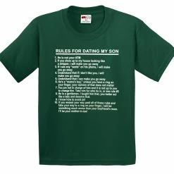Bewild Cool Funny & Offensive Rules For Dating My Son Men's T-Shirt 19 Bewild Cool Funny & Offensive Rules For Dating My Son Men's T-Shirt