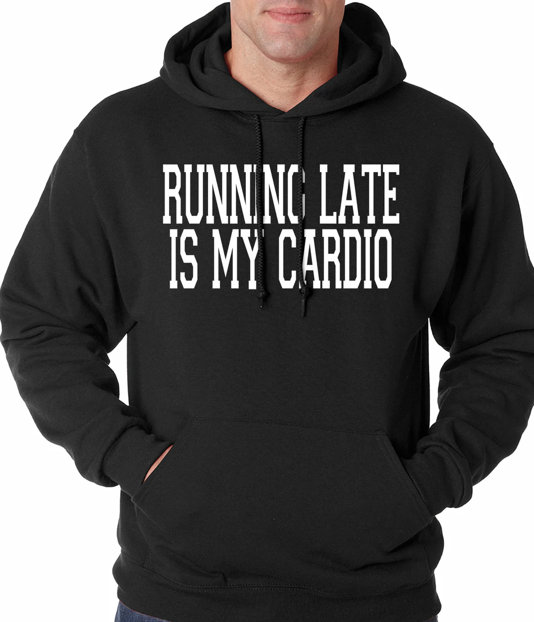 Bewild Running Late Is My Cardio Adult Hoodie Cool Funny & Offensive 3 Bewild Running Late Is My Cardio Adult Hoodie Cool Funny & Offensive