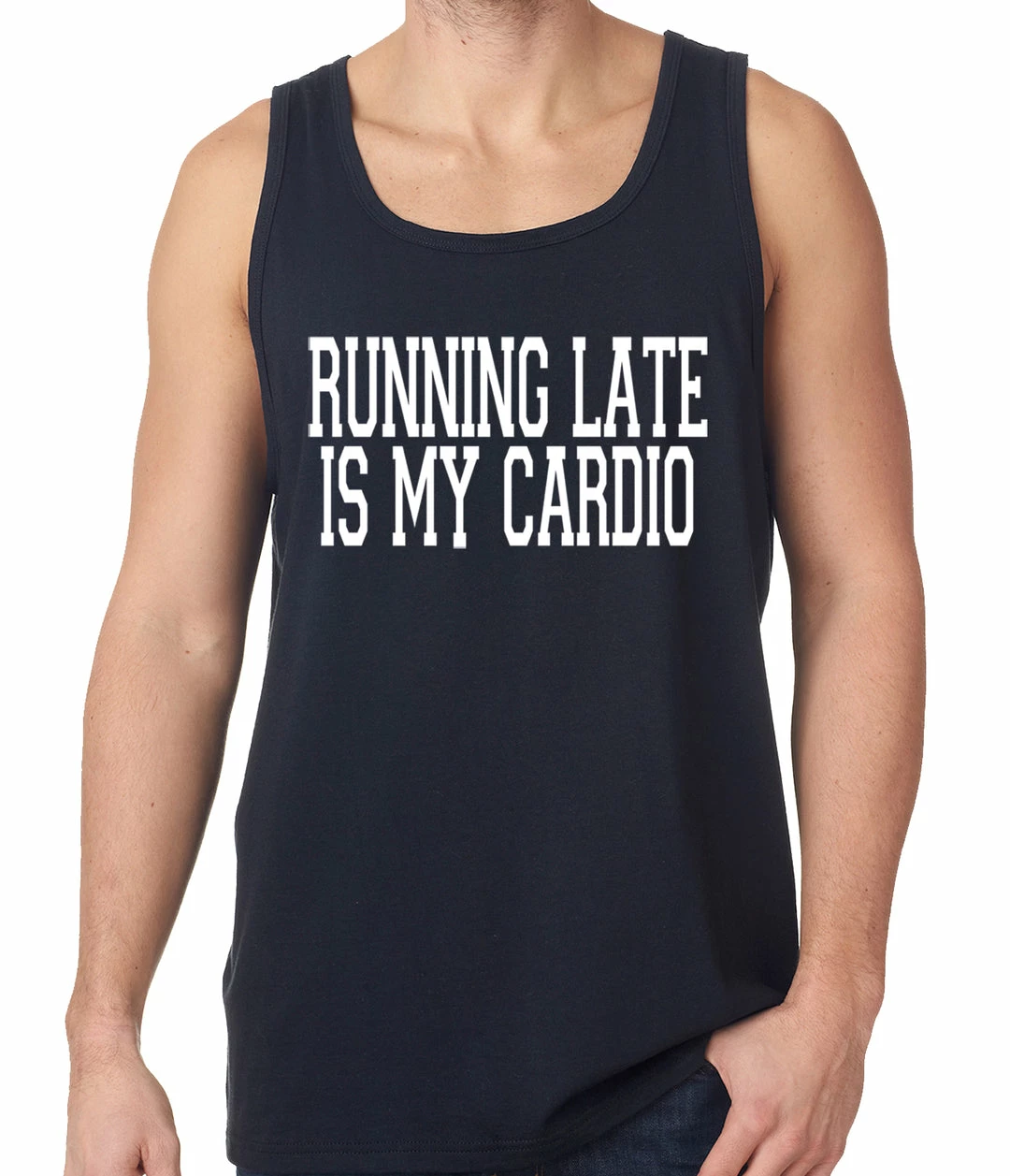 Bewild Running Late Is My Cardio Tank Top Cool Funny & Offensive 5 Bewild Running Late Is My Cardio Tank Top Cool Funny & Offensive