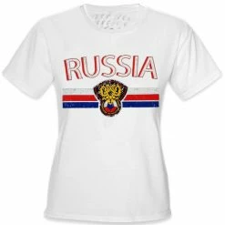 Bewild Russia Vintage Shield International Girls T-Shirt