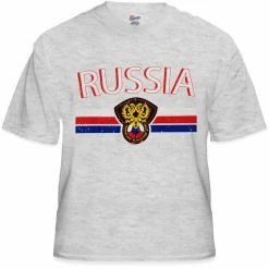 Bewild Russia Vintage Shield International Mens T-Shirt Nationality & Ethnic 15 Bewild Russia Vintage Shield International Mens T-Shirt Nationality & Ethnic