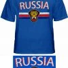 Bewild Russia Vintage Shield International Mens T-Shirt Nationality & Ethnic