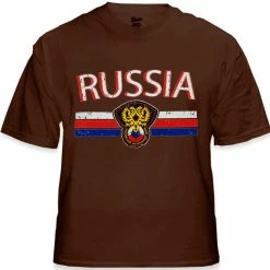 Bewild Russia Vintage Shield International Mens T-Shirt Nationality & Ethnic 16 Bewild Russia Vintage Shield International Mens T-Shirt Nationality & Ethnic