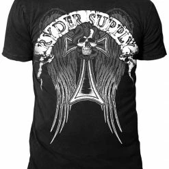 Bewild Ryder Supply Clothing - Angel Mens T-shirt (Black)