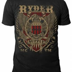 Bewild Ryder Supply Clothing - Eagle Mens T-shirt (Black)