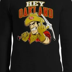 Bewild Sport Inspiration San Francisco Fan - Hey Oakland Thermal Long Sleeve Shirt