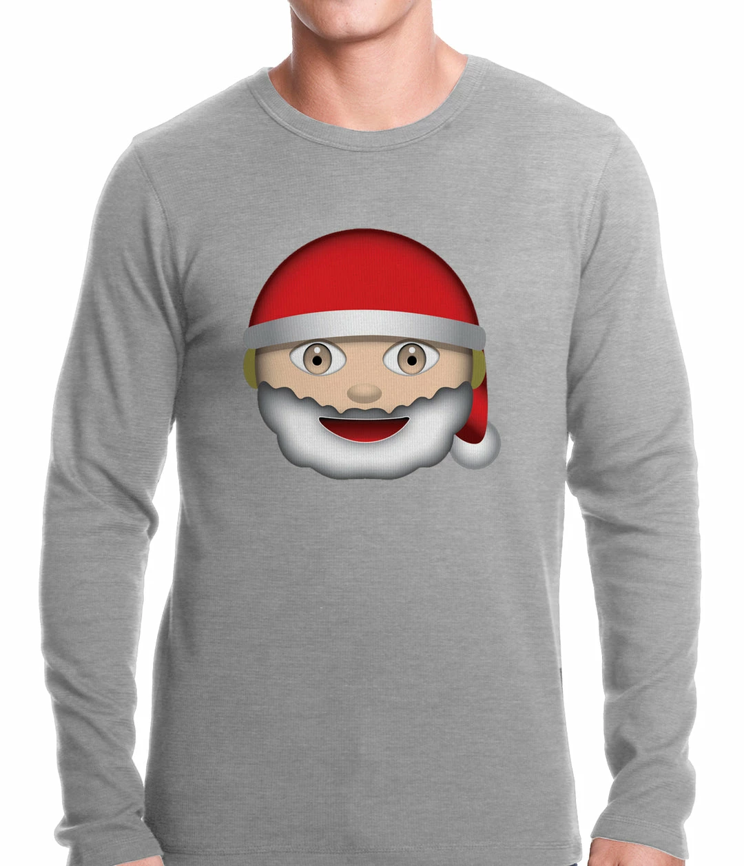 Bewild Santa Emoji Thermal Shirt 5 Bewild Santa Emoji Thermal Shirt