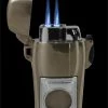 Bewild Saratoga Smoking Club Dual Torch Cigar Lighter With Cutter Lighters